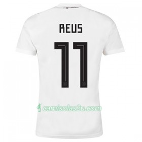 Camisolas de Futebol Alemanha Reus 11 Equipamento Principal Copa do Mundo 2018 Manga Curta